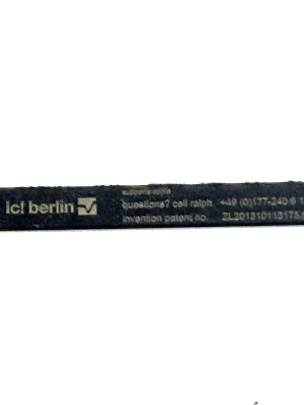 NEW IC! BERLIN PALI-FASHION SILVER/BLUE TINTED UNISEX SUNGLASSES 55MM 16 145